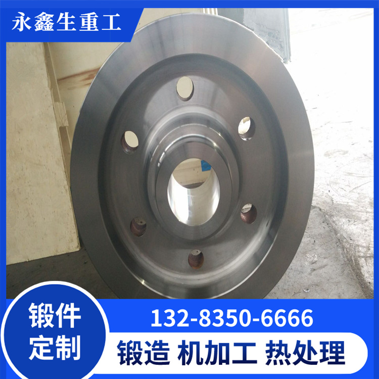 锻造船下水用车轮